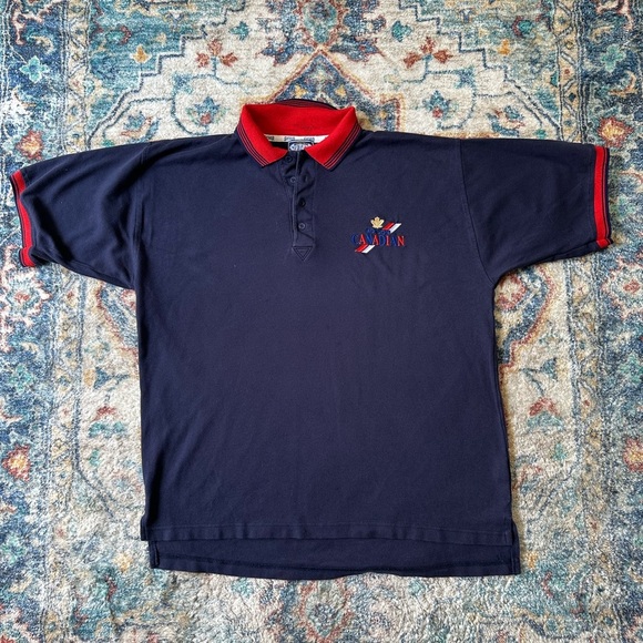 Vintage Other - Vintage Molson Canadian Logo Polo Shirt Size XL